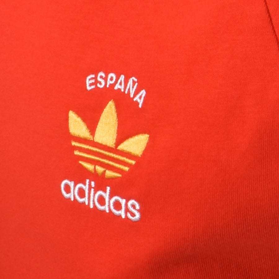 Alternative Image for ProductAdidas Originals 3 Stripe Espana T Shirt Red3